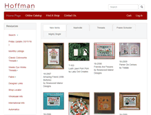 Tablet Screenshot of hoffmandis.com